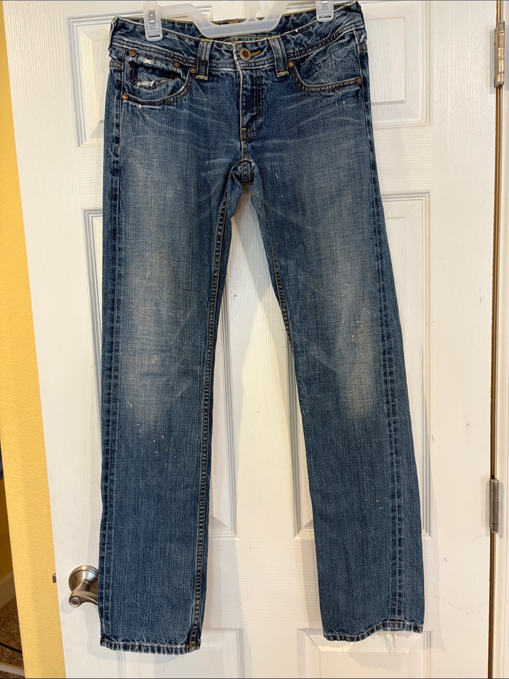 Banana Republic Women's Straight-Leg Jeans in Medium Wash Blue